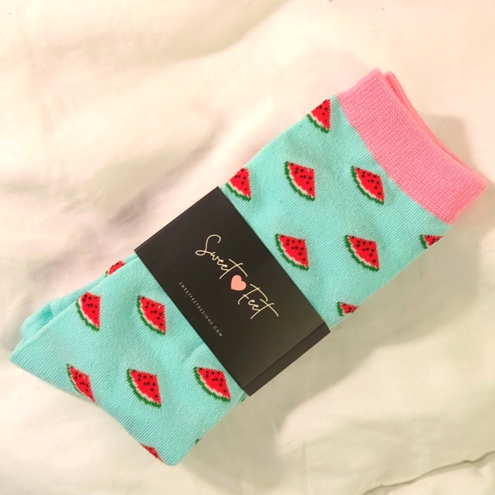 Sweet Feet Watermelon Socks
